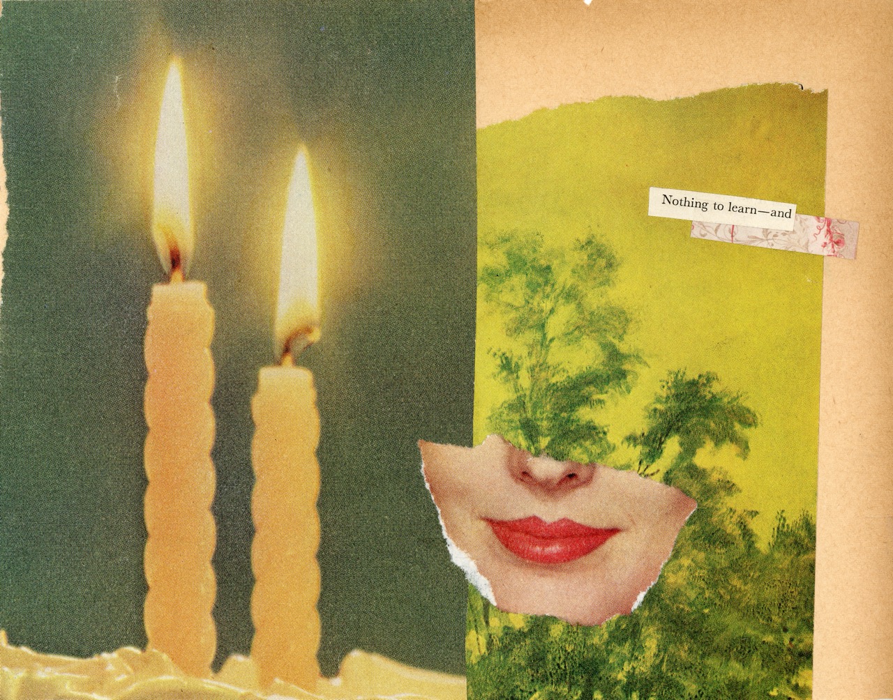 candle collage